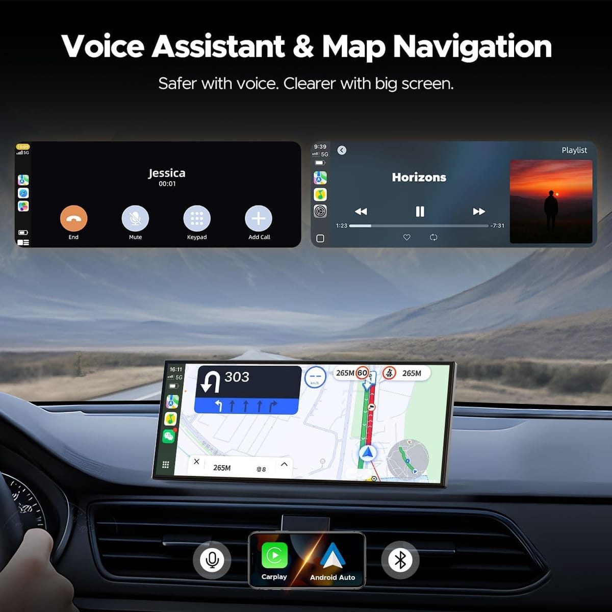 Instant Smart Car: Upgrading a Budget Commuter with the Volam 11" Screen