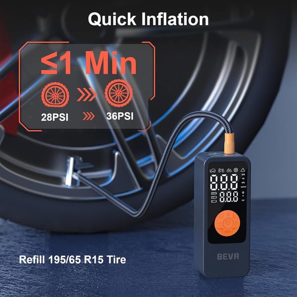 The BEVA Tire Inflator: The $15 Hero Your Glove Compartment Has Been Waiting For